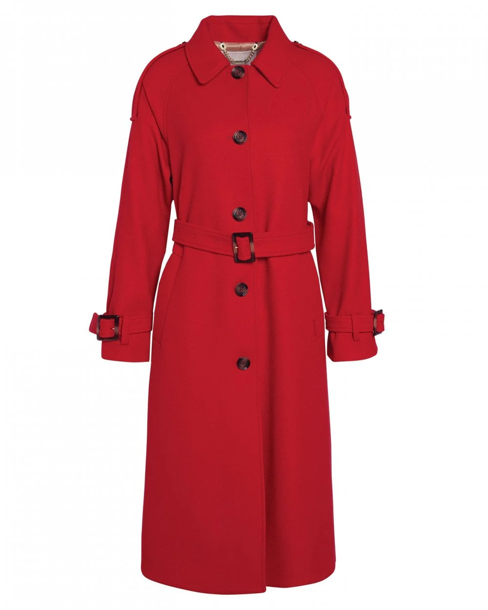 Barbour Alberta Womens Wool Trench Coat - Image 2