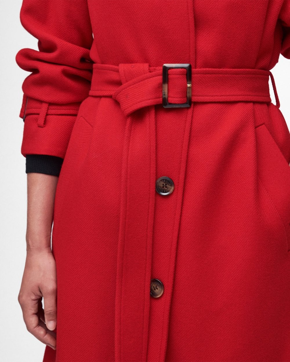 Barbour Alberta Womens Wool Trench Coat - Image 8