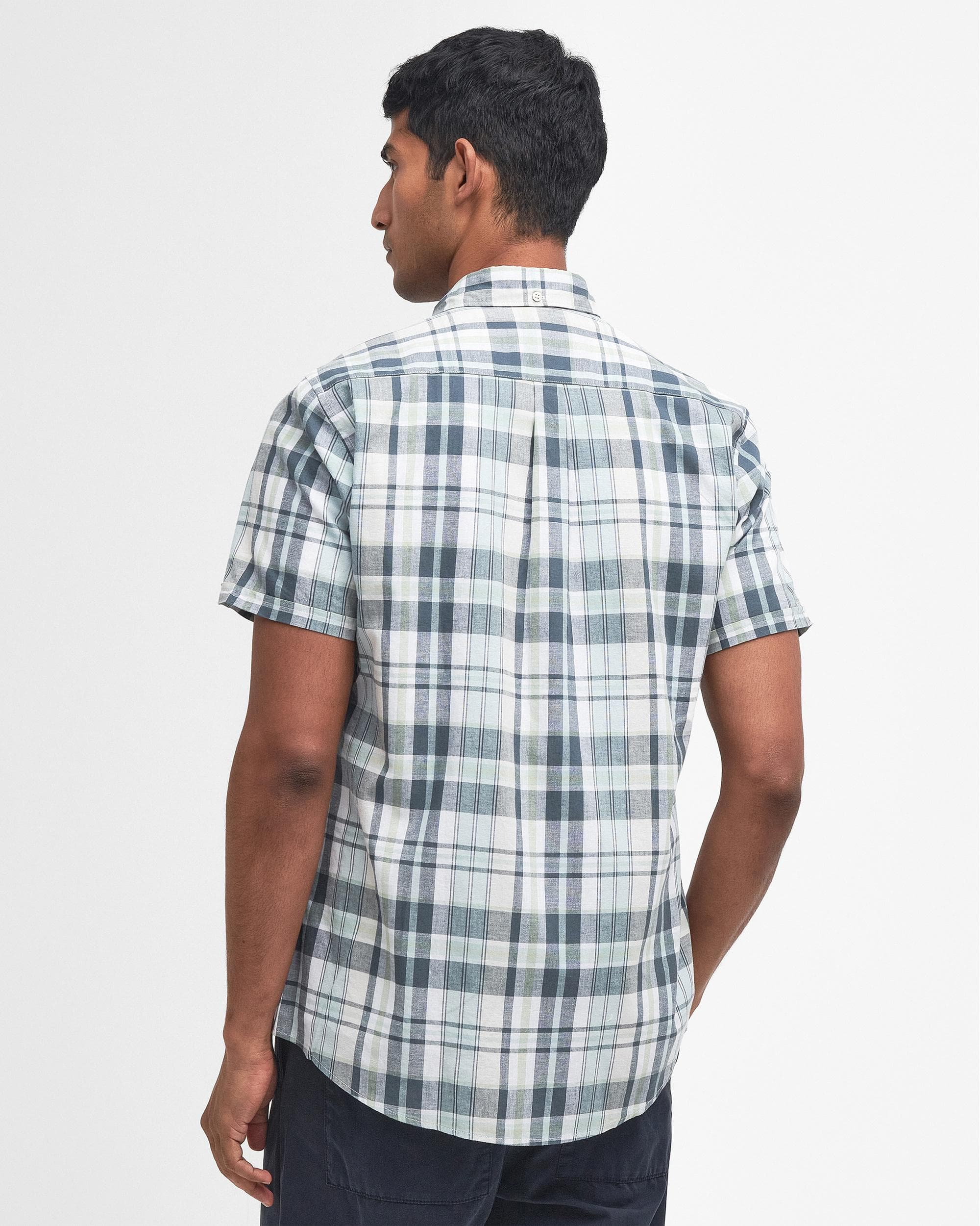 Barbour Alford Mens Tailored Checked Shirt - Image 4