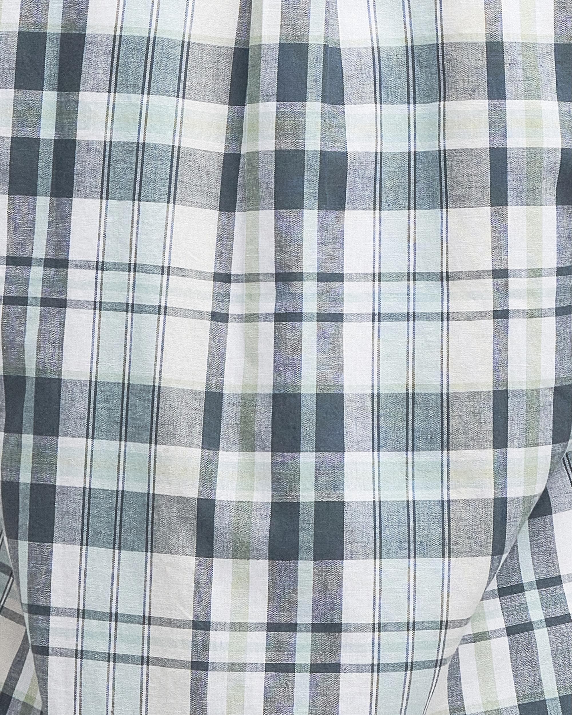 Barbour Alford Mens Tailored Checked Shirt - Image 6