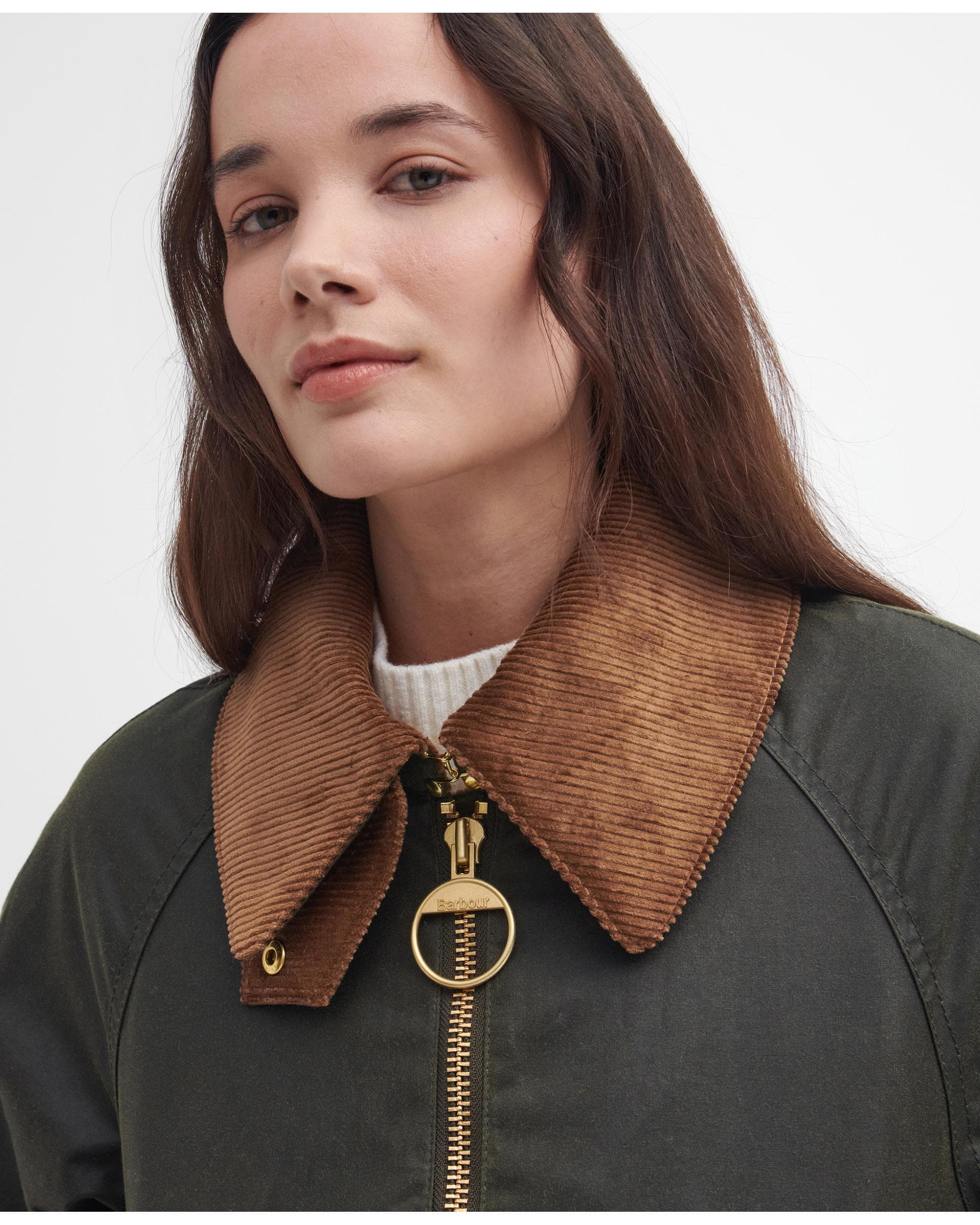 Barbour Allerston Womens Wax Jacket - Archive Olive/Beech/Ancient - Image 2