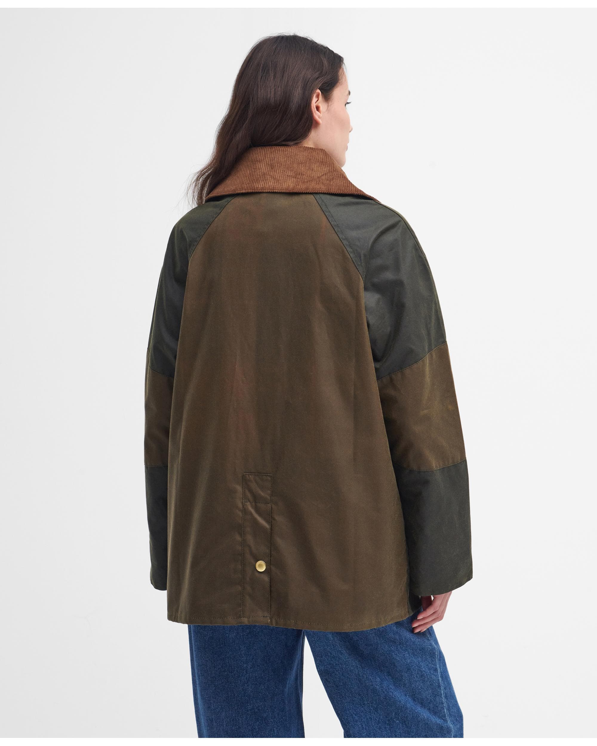 Barbour Allerston Womens Wax Jacket - Archive Olive/Beech/Ancient - Image 7
