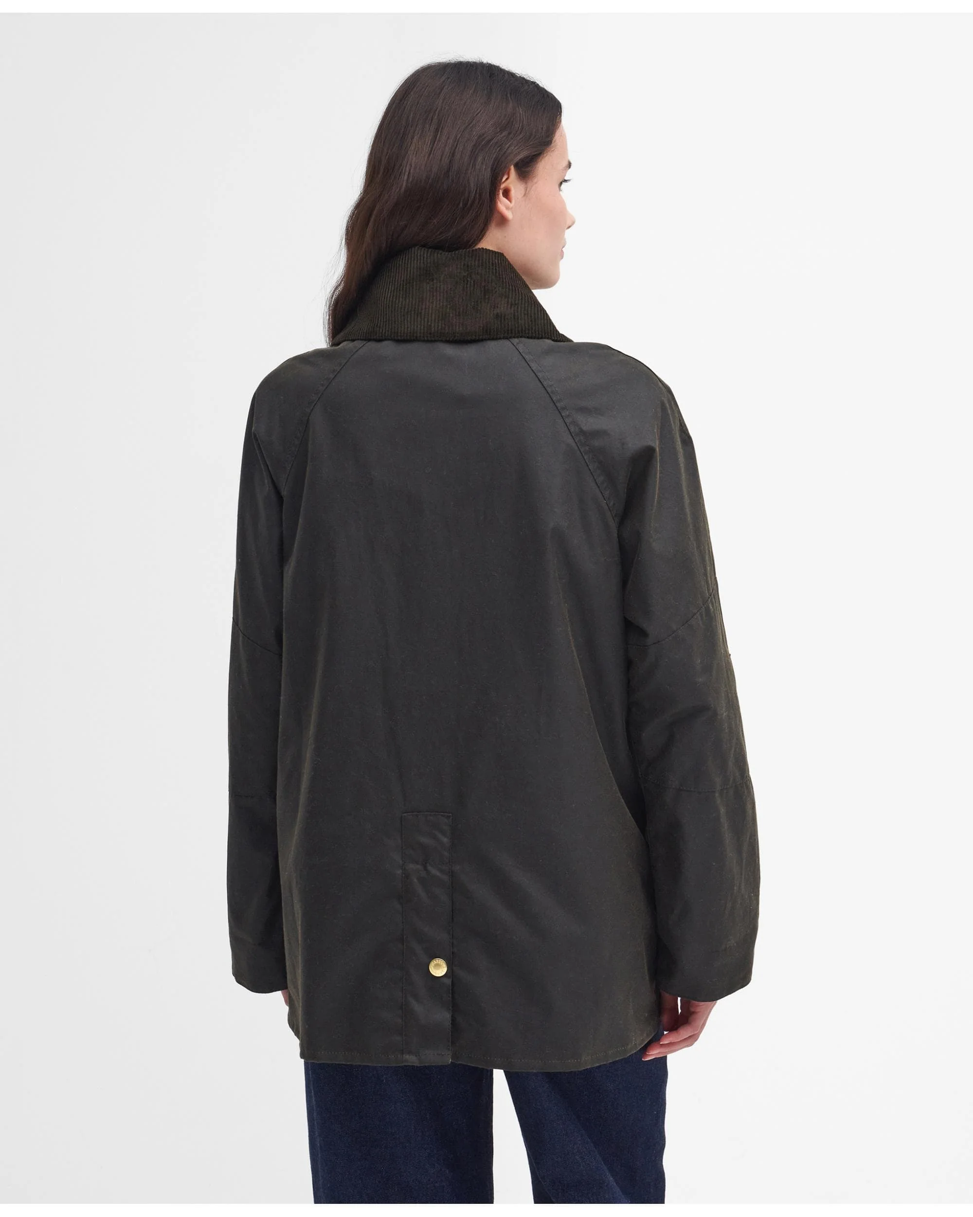 Barbour Allerston Womens Wax Jacket - Olive/Ancient - Image 6
