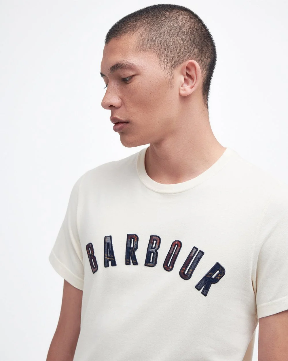 Barbour Ancroft Tartan Mens Tailored T-Shirt - Image 5