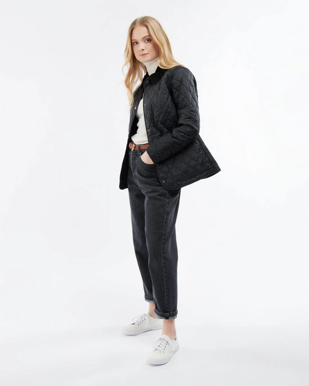 Barbour Annandale Quilted Womens Jacket - Black - Image 4