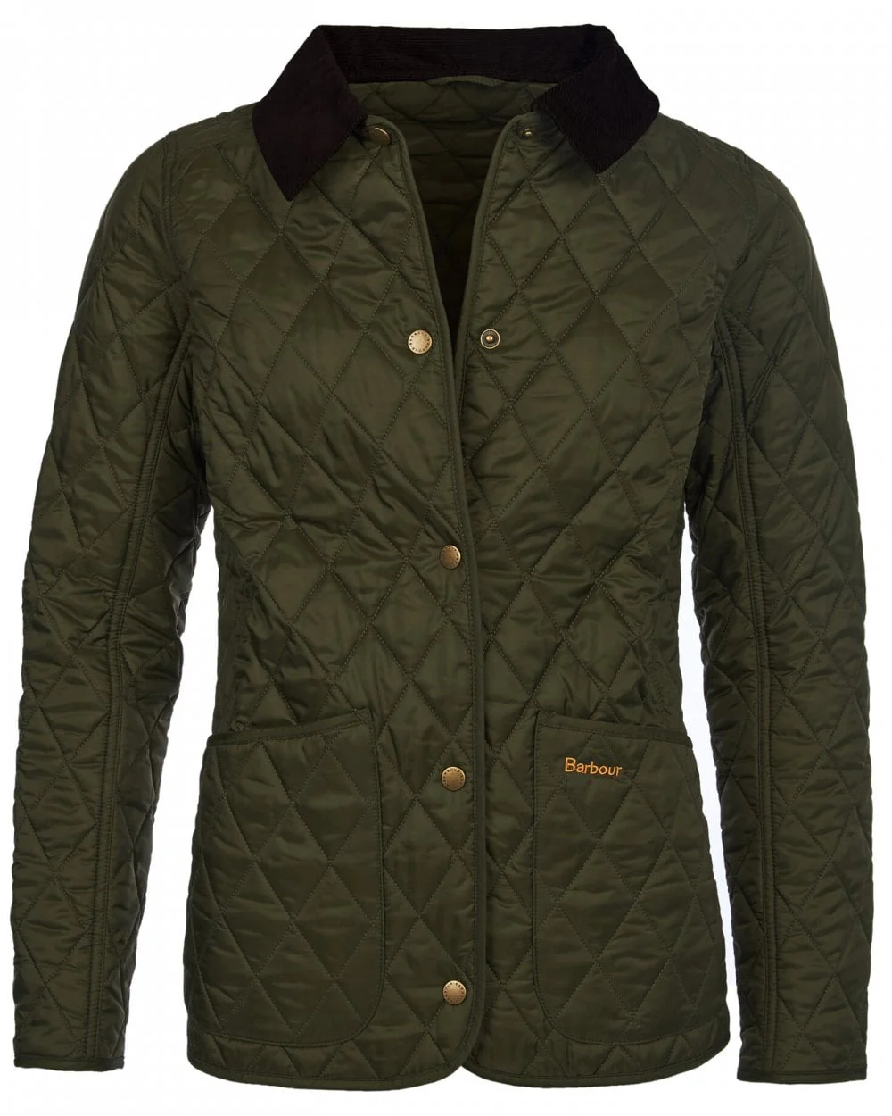 Barbour Annandale Quilted Womens Jacket - Olive - Image 8