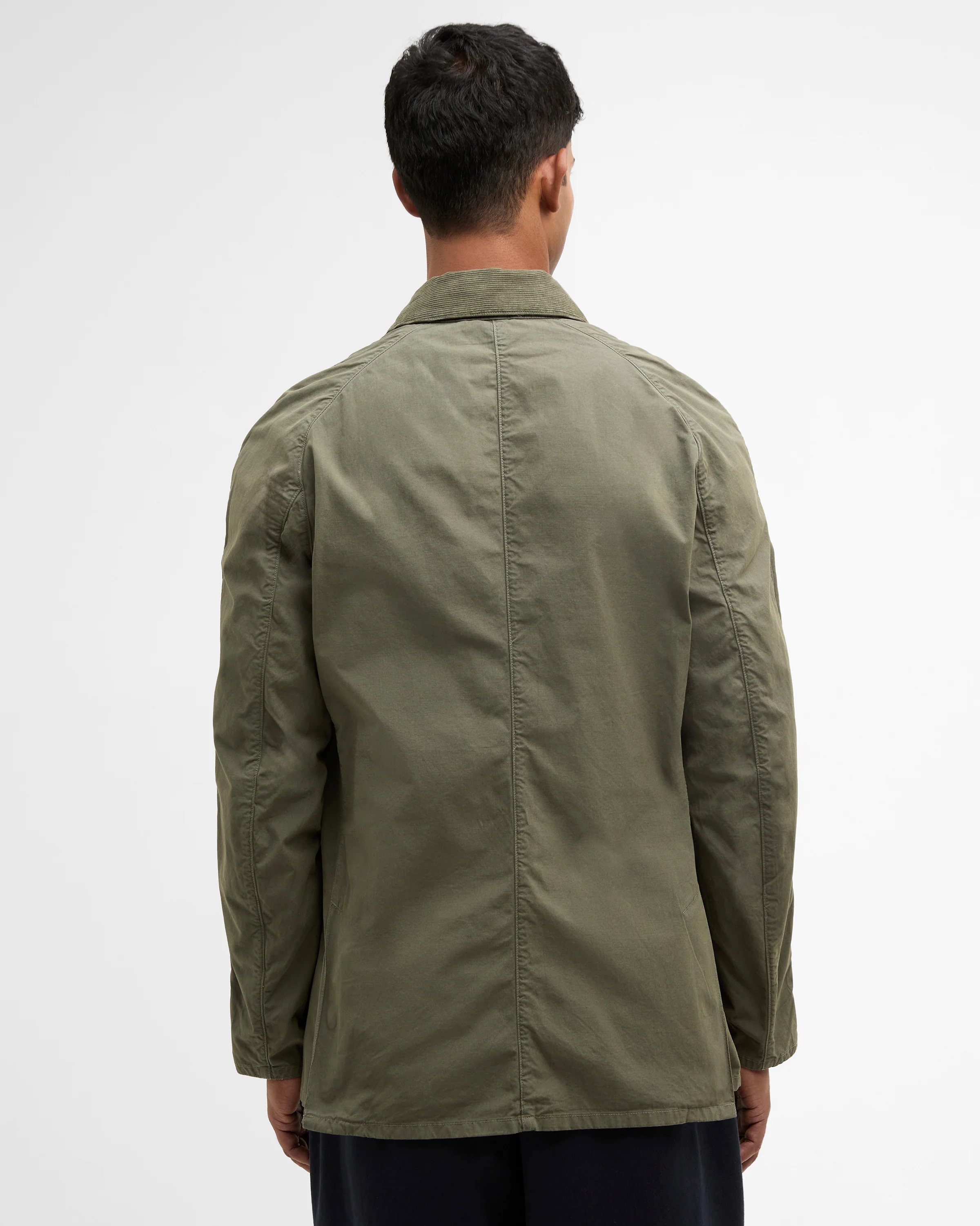 Barbour Ashby Mens Casual Jacket - Dusty Olive - Image 3