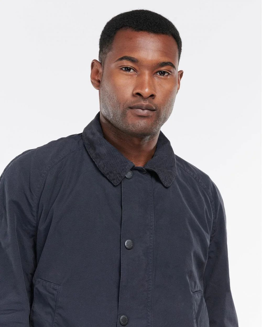 Barbour Ashby Mens Casual Jacket - Navy - Image 2