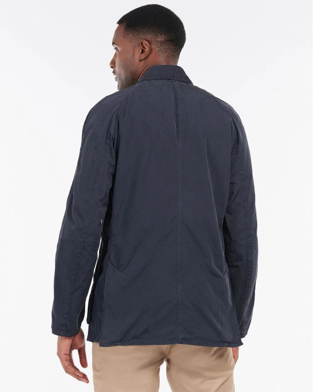 Barbour Ashby Mens Casual Jacket - Navy - Image 5