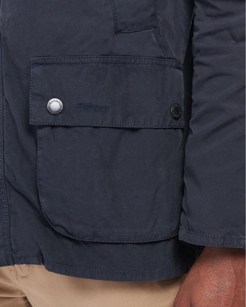 Barbour Ashby Mens Casual Jacket - Navy - Image 6