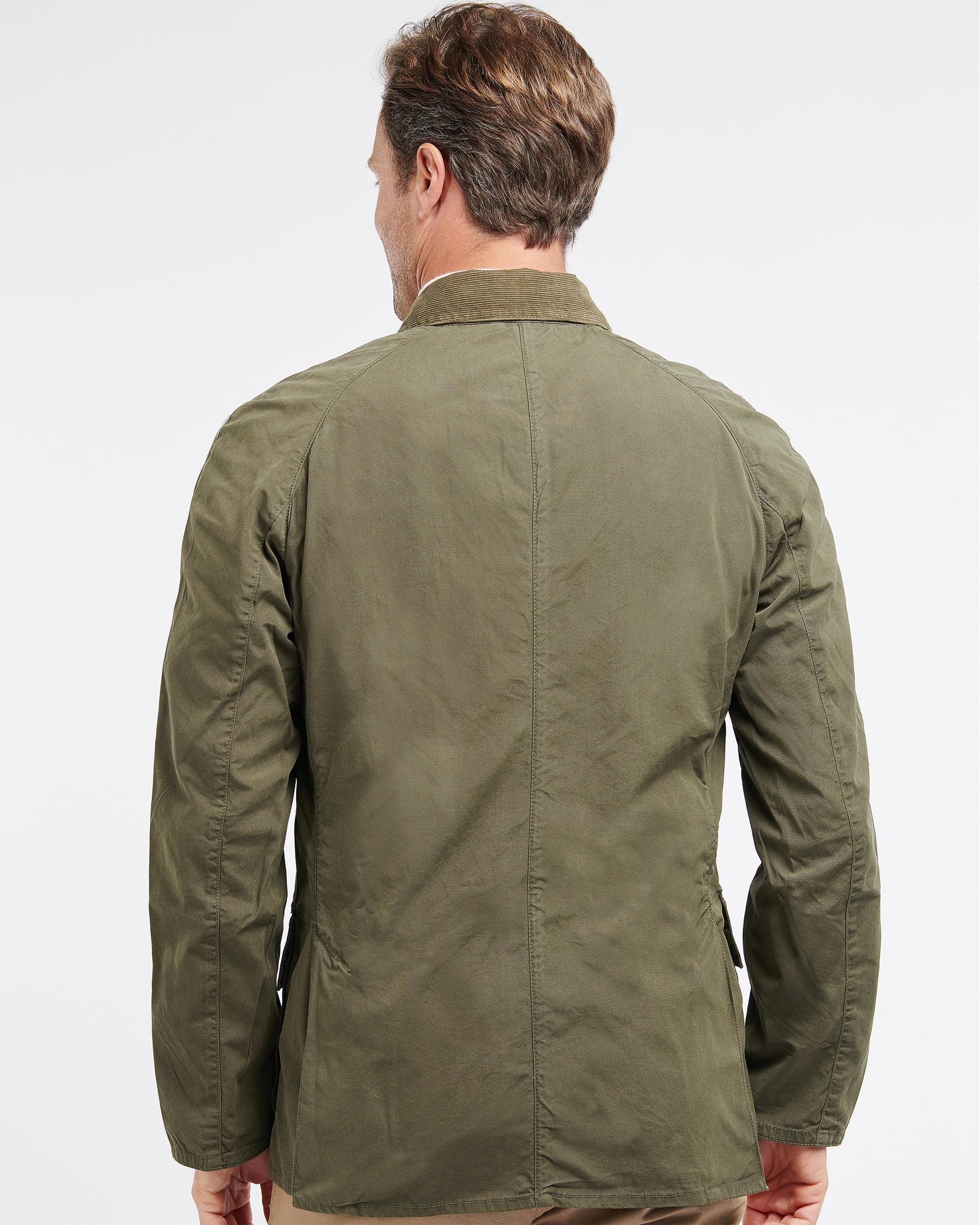 Barbour Ashby Mens Casual Jacket - Olive - Image 5