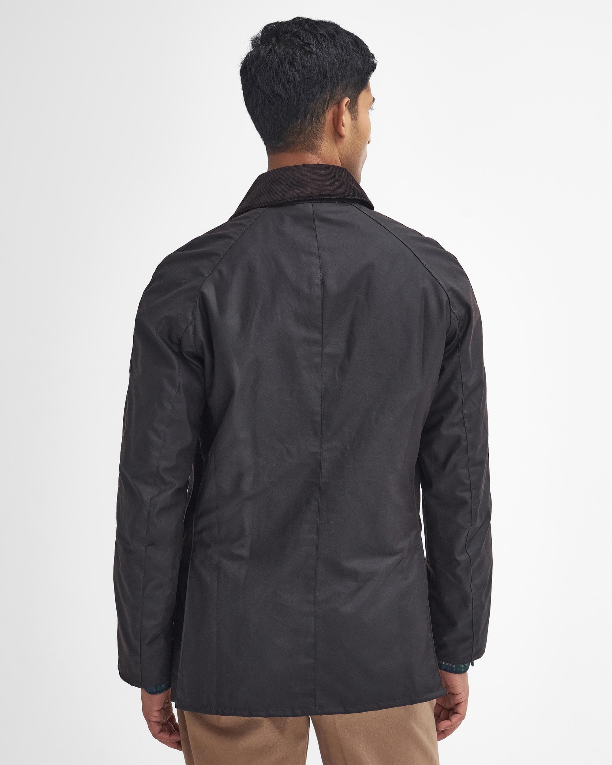 Barbour Ashby Mens Wax Jacket - Rustic/Classic - Image 6