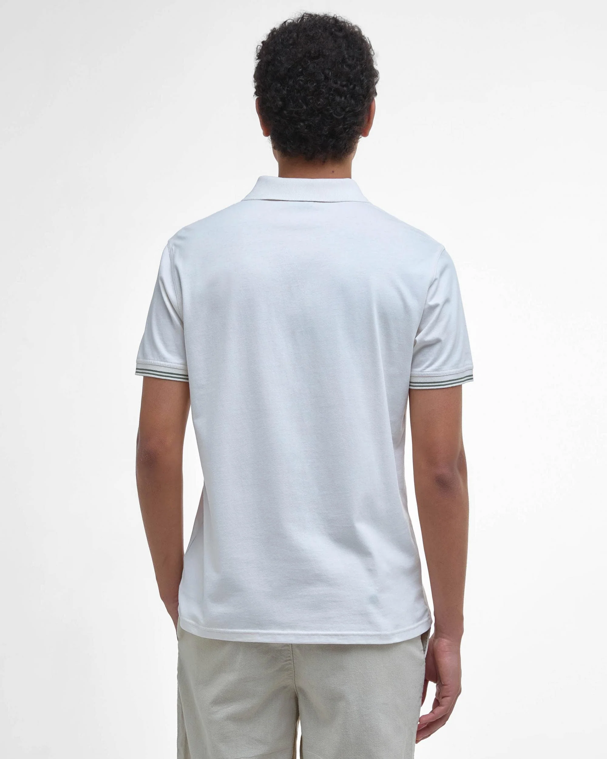 Barbour Austwick Mens Polo Shirt - Whisper White - Image 6