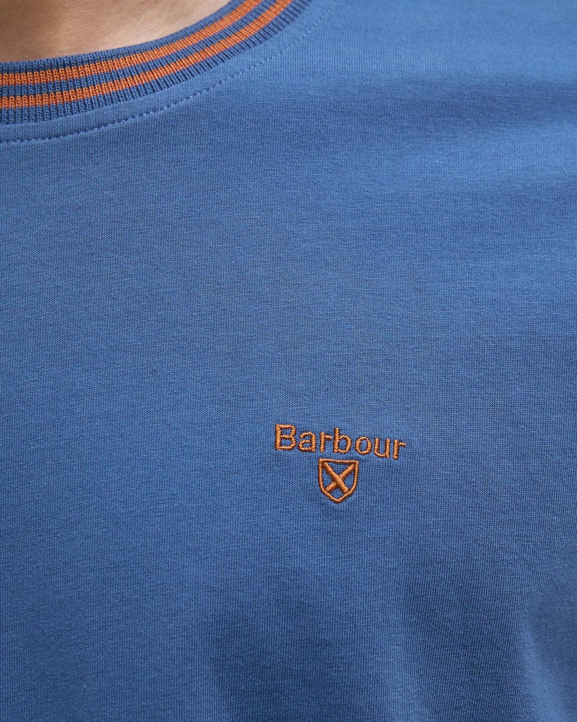 Barbour Austwick Mens T-Shirt - Dark Denim - Image 4