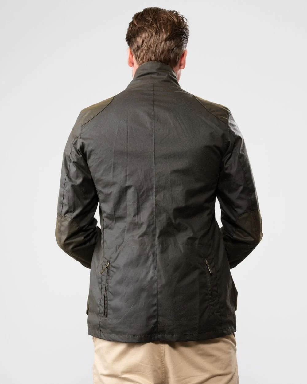 Barbour Beacon Sports Mens Jacket - Olive - Image 6
