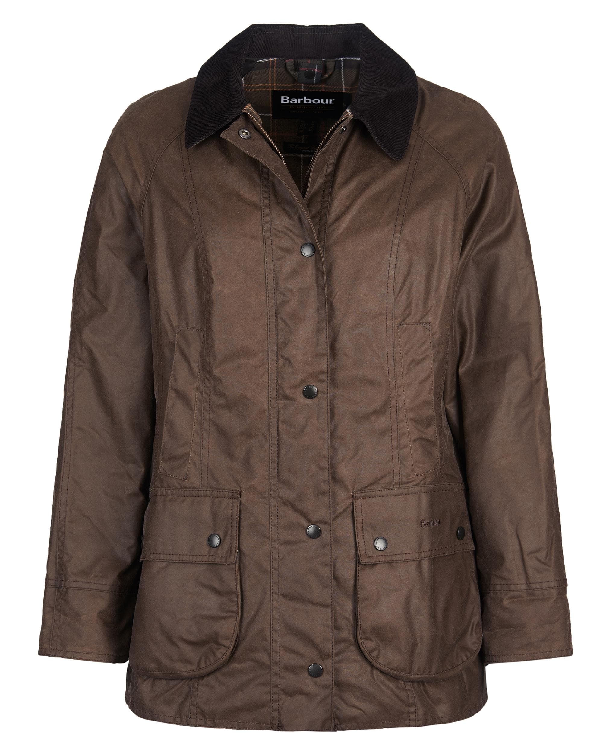 Barbour Beadnell Womens Wax Jacket - Bark - Image 11