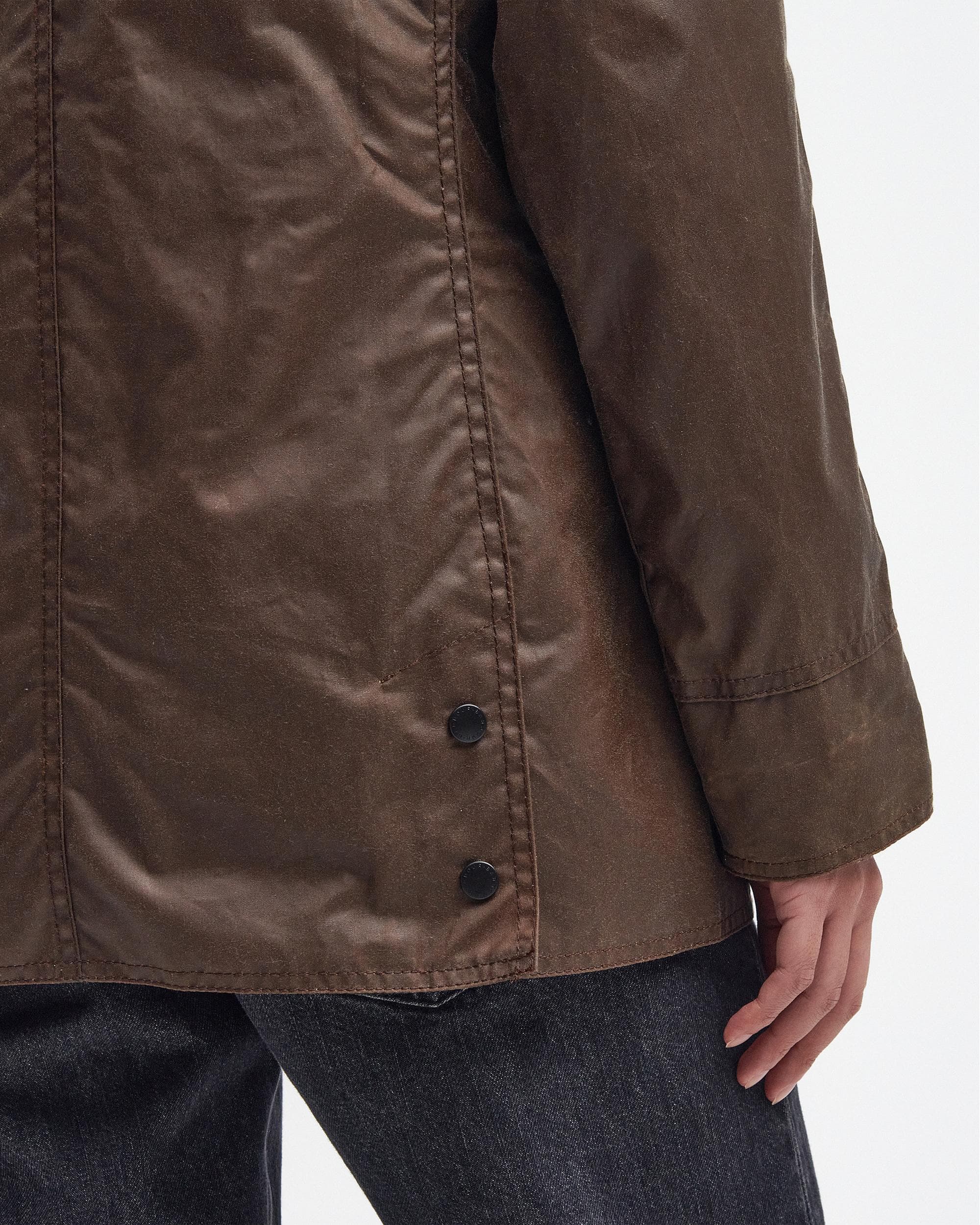 Barbour Beadnell Womens Wax Jacket - Bark - Image 7