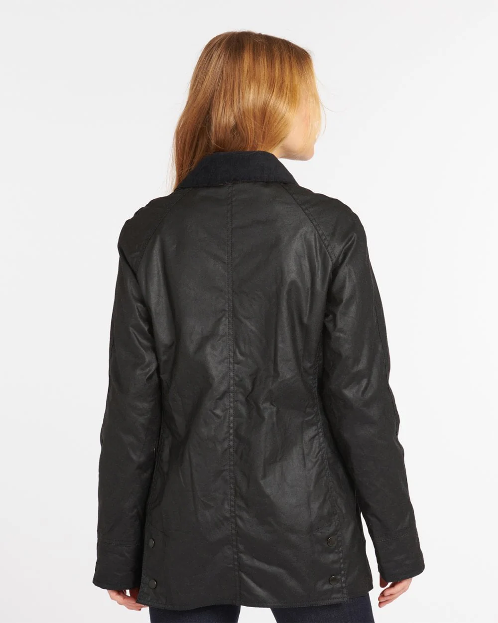 Barbour Beadnell Womens Wax Jacket - Black - Image 6