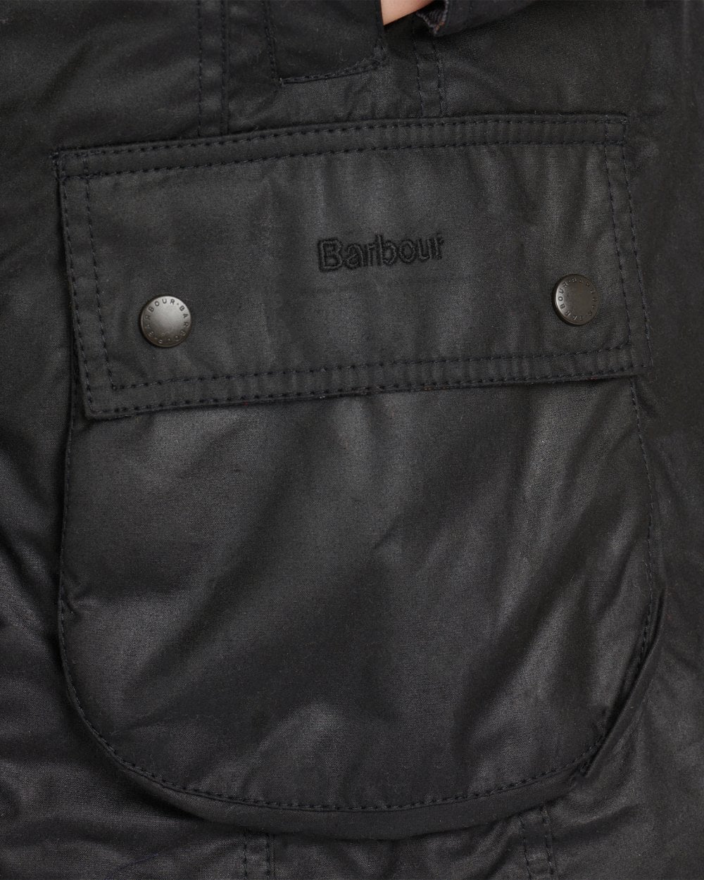 Barbour Beadnell Womens Wax Jacket - Black - Image 7