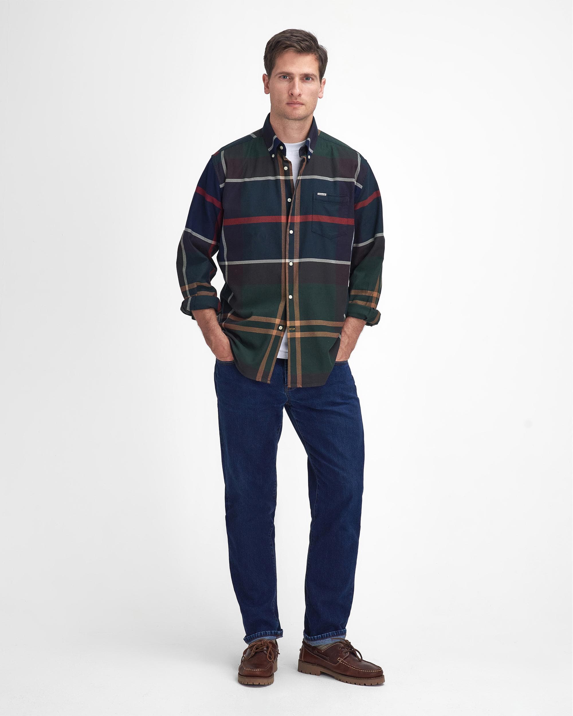 Barbour Bearpark Mens Long Sleeve Tartan Shirt - Image 3