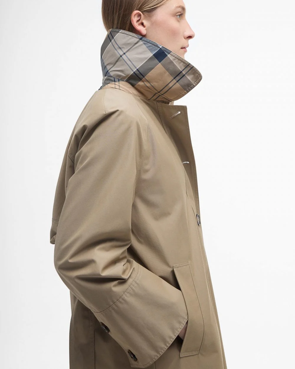 Barbour Beatrix Womens Showerproof Trenchcoat - Image 4