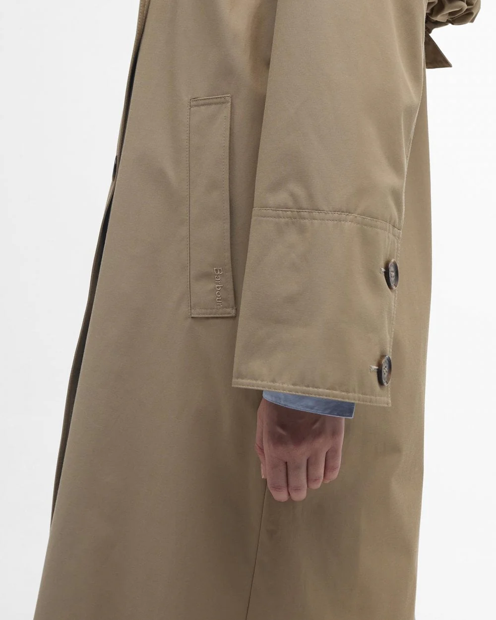 Barbour Beatrix Womens Showerproof Trenchcoat - Image 5