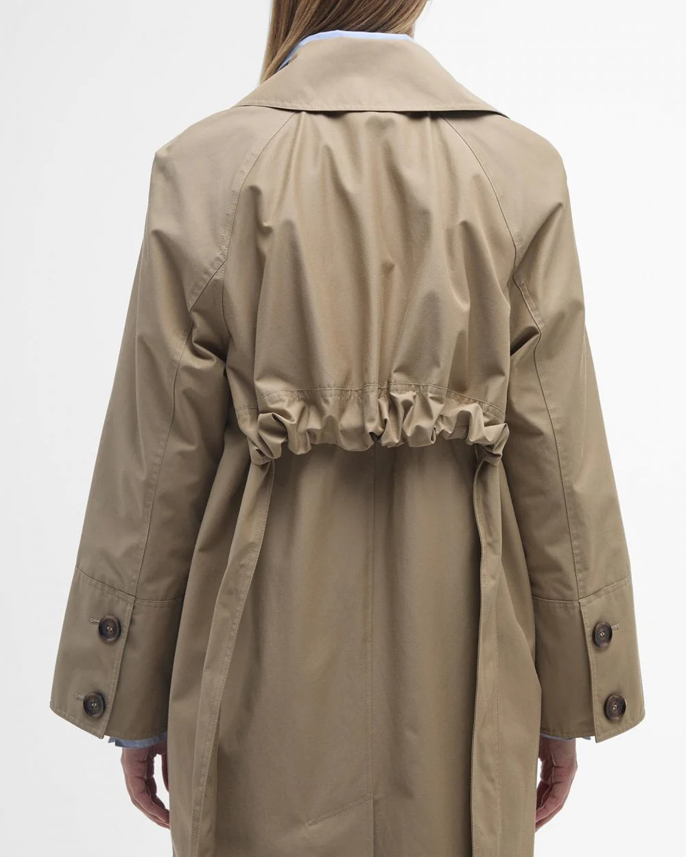 Barbour Beatrix Womens Showerproof Trenchcoat - Image 7