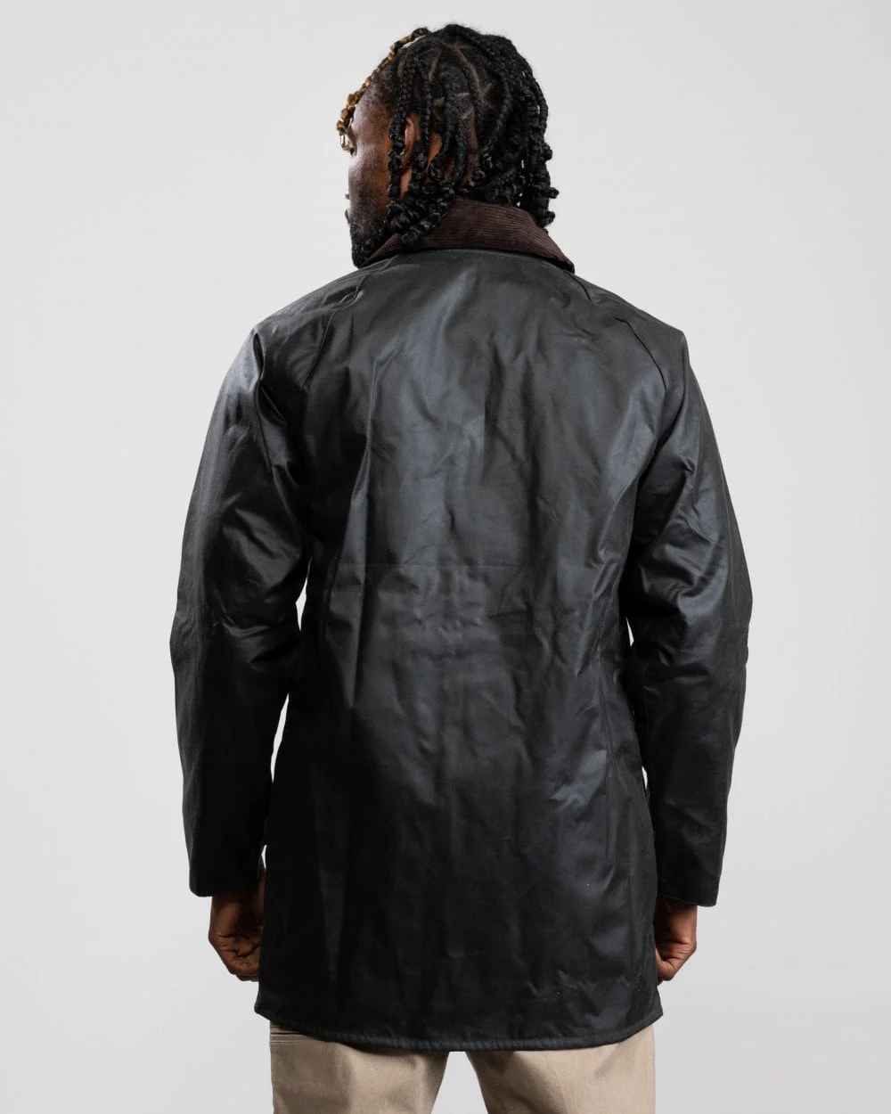 Barbour Beaufort Mens Wax Jacket - Sage - Image 7