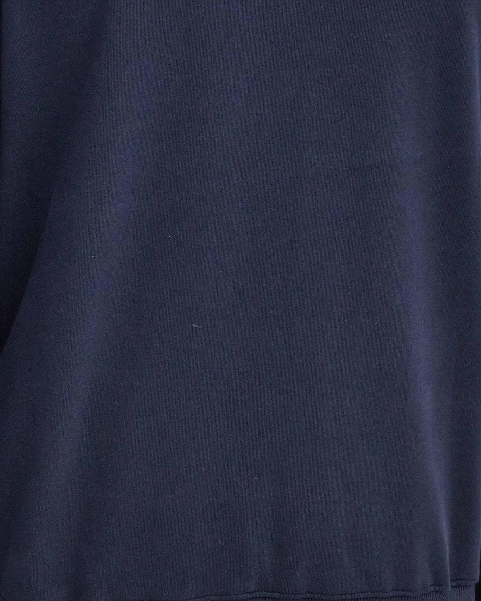 Barbour Beckhill Mens Half Zip Sweatshirt - Navy - Image 7