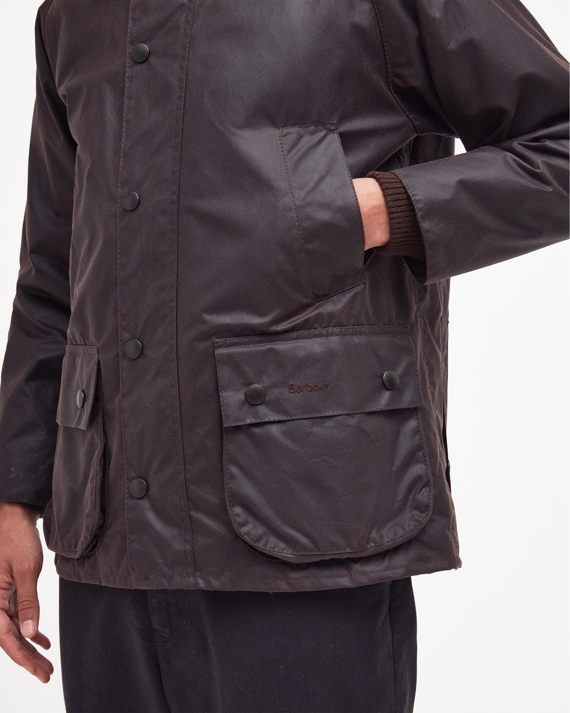 Barbour Bedale Mens Wax Jacket - Rustic - Image 4