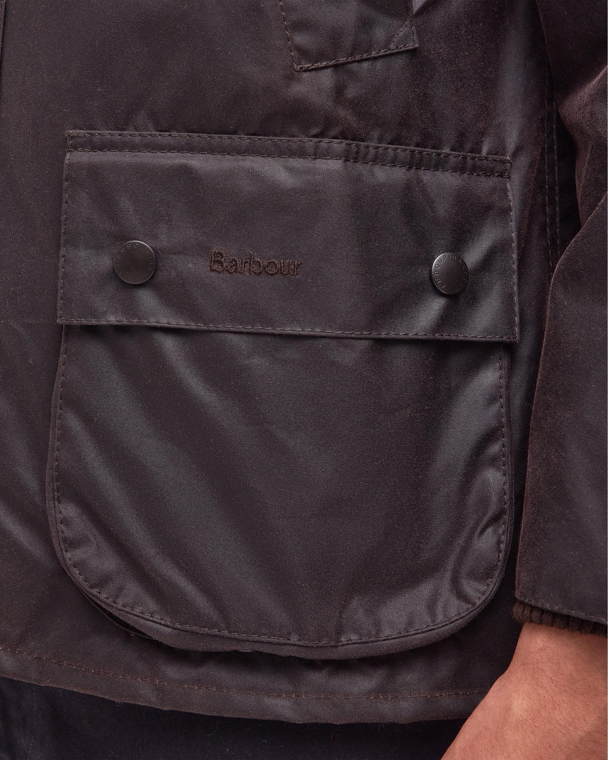 Barbour Bedale Mens Wax Jacket - Rustic - Image 7