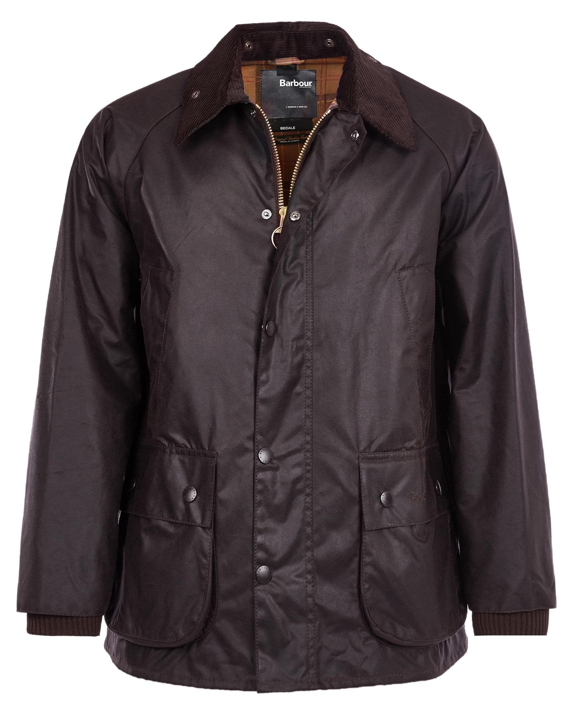Barbour Bedale Mens Wax Jacket - Rustic - Image 9
