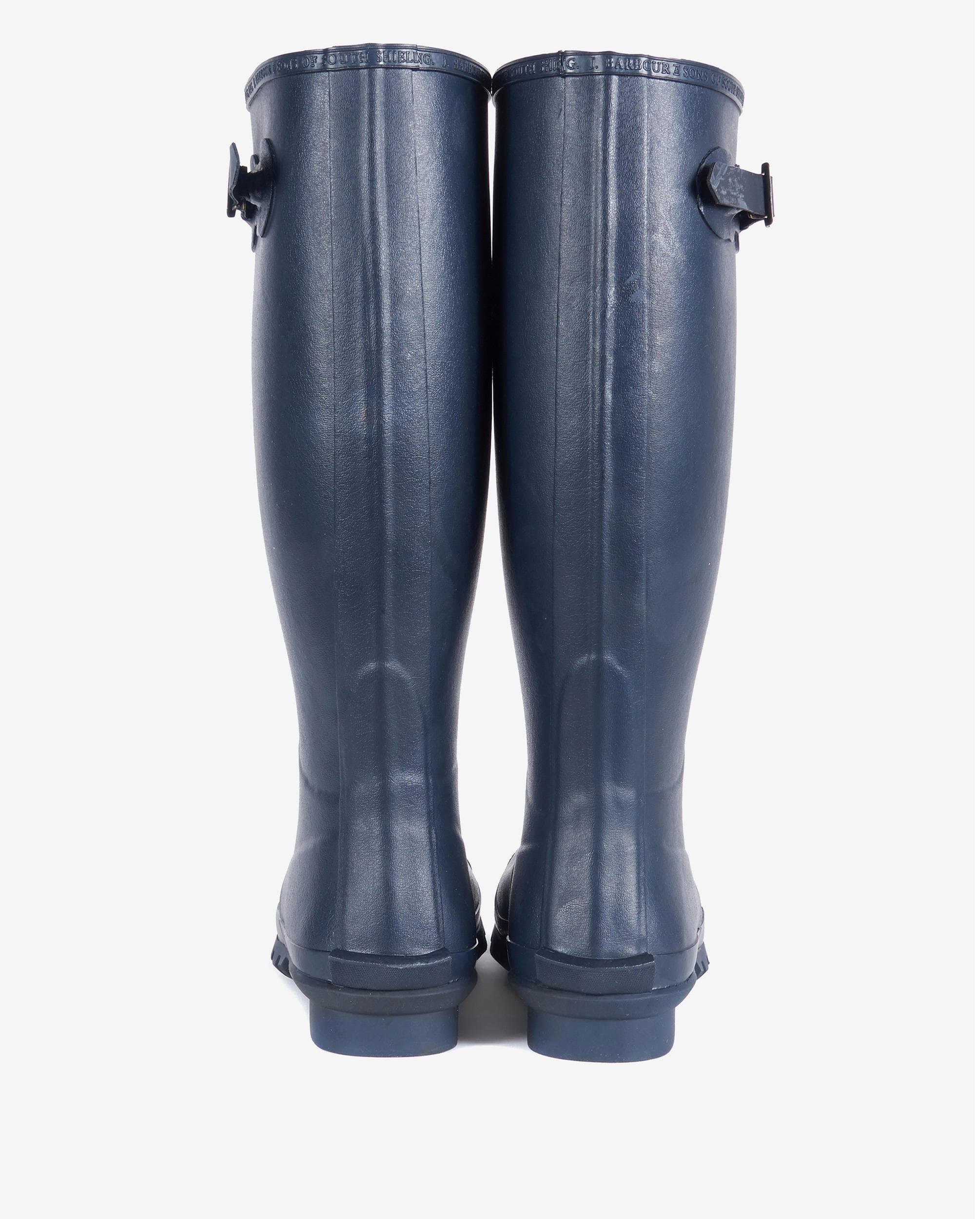 Barbour Bede Mens Wellington Boots - Navy - Image 4