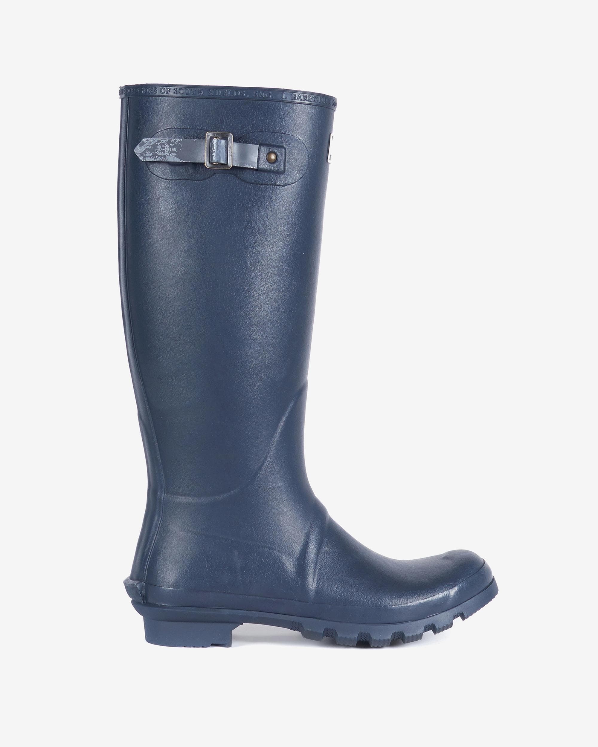 Barbour Bede Mens Wellington Boots - Navy - Image 6