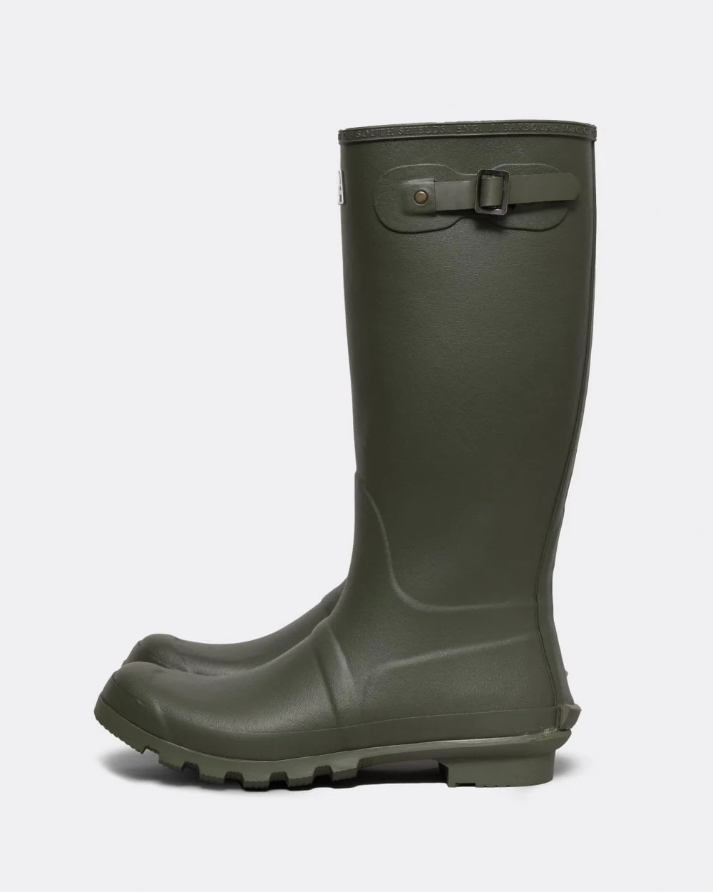 Barbour Bede Mens Wellington Boots - Olive - Image 2