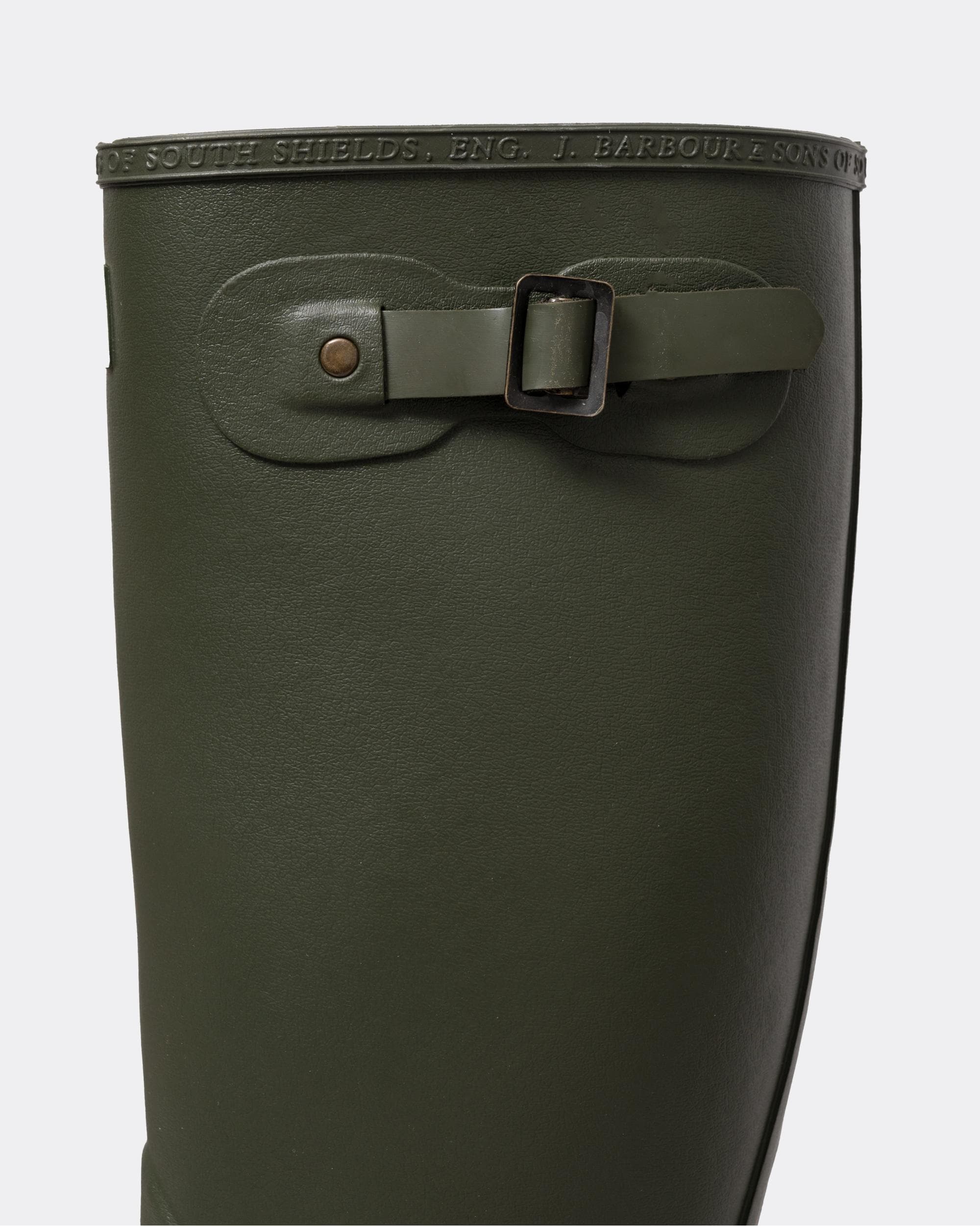 Barbour Bede Mens Wellington Boots - Olive - Image 5