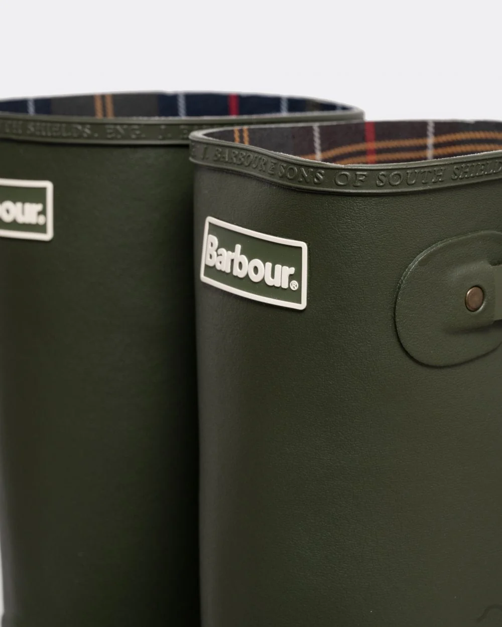 Barbour Bede Mens Wellington Boots - Olive - Image 6