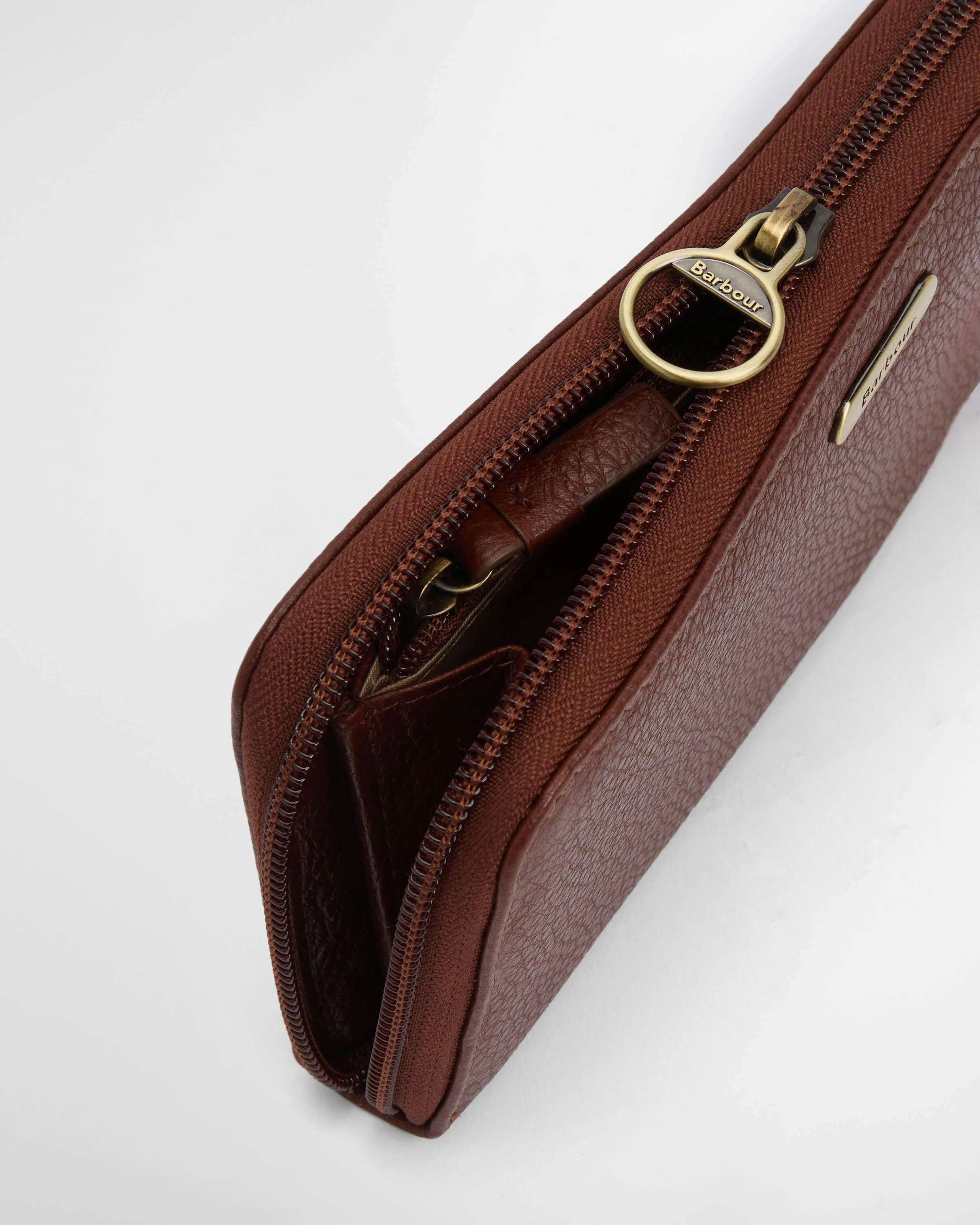 Barbour Birch Womens Leather Matinee Purse - Brown - Image 5