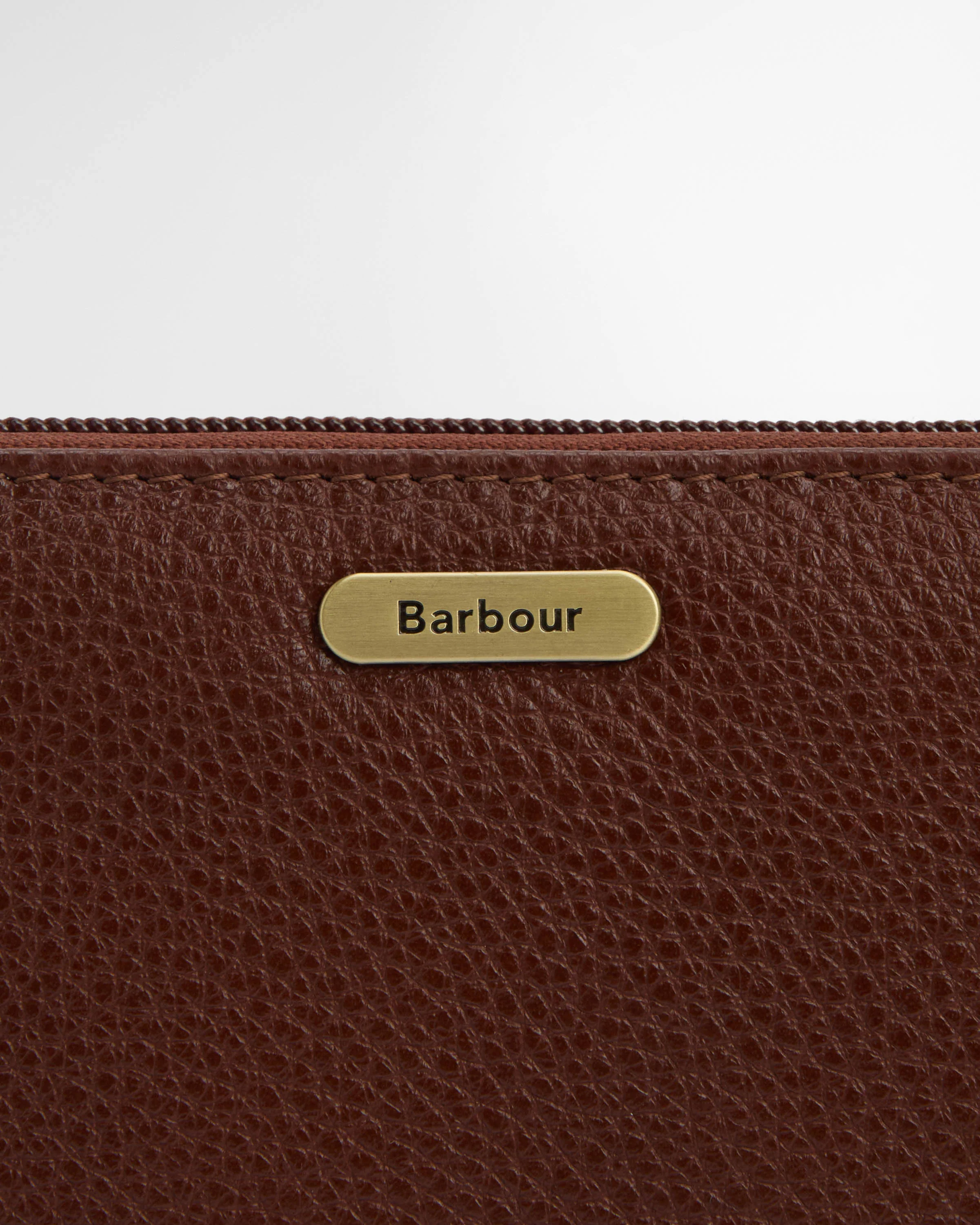 Barbour Birch Womens Leather Matinee Purse - Brown - Image 6