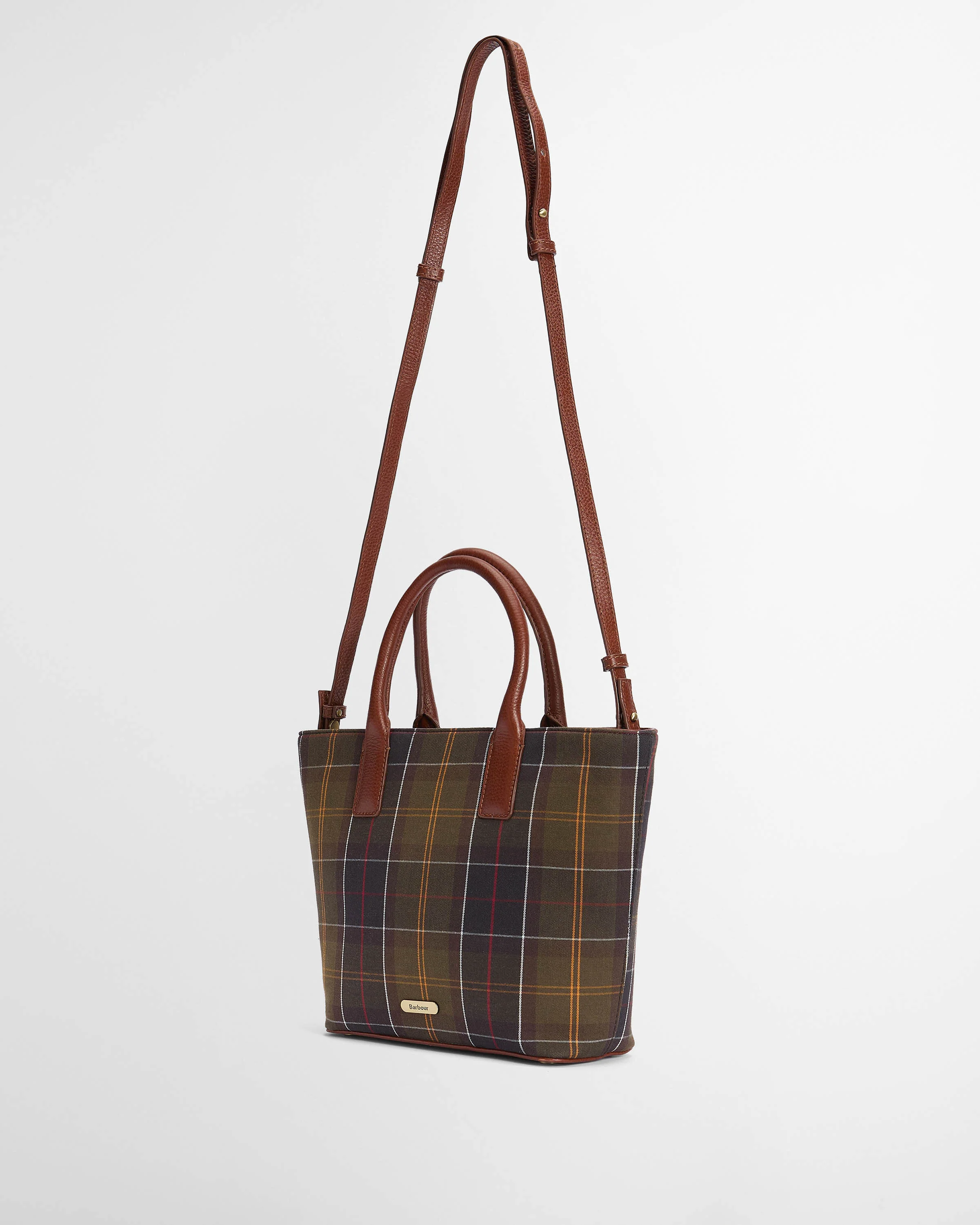 Barbour Birch Womens Tartan Tote Bag- Classic Tartan - Image 8