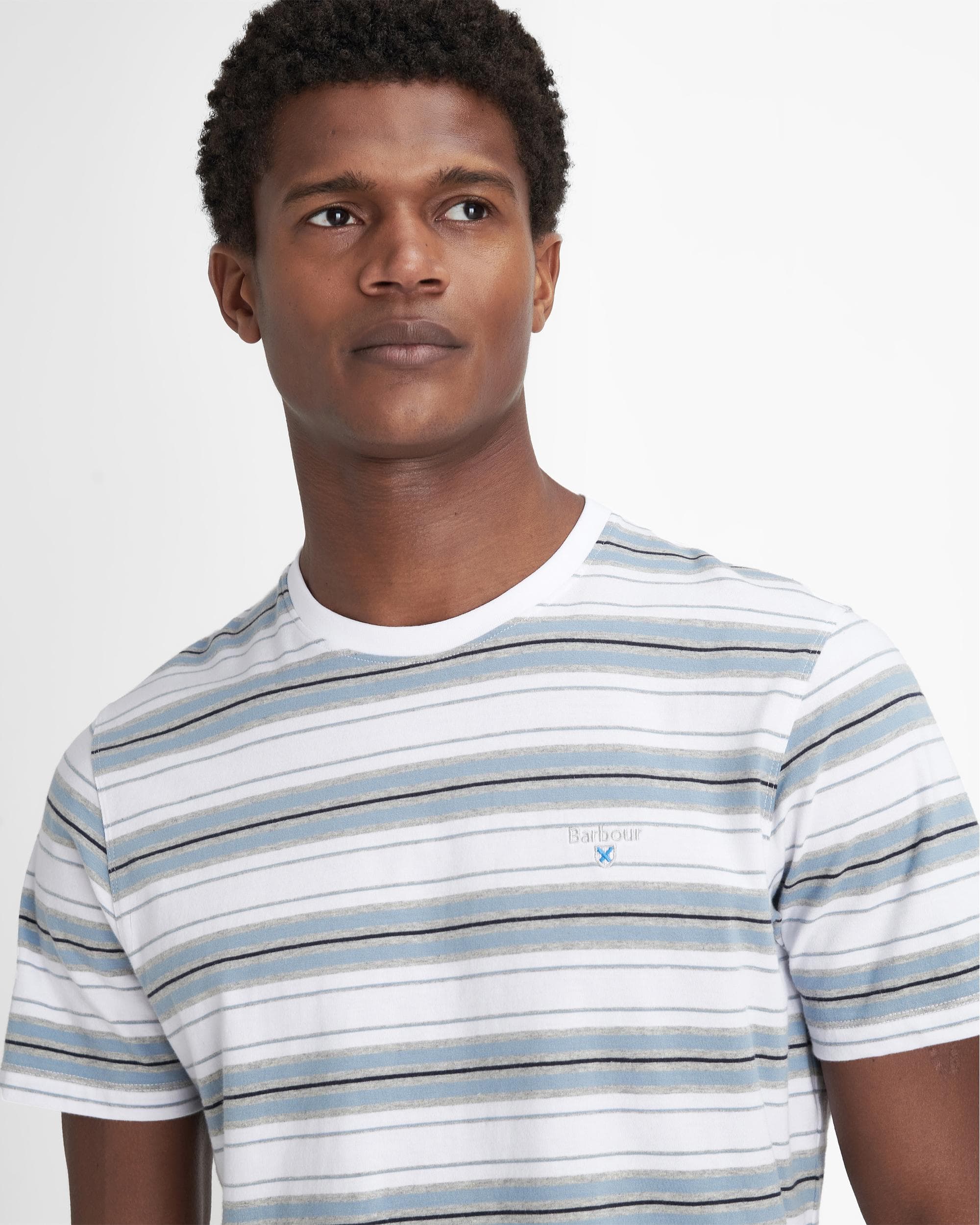 Barbour Boldron Stripe Mens T-Shirt - Image 2