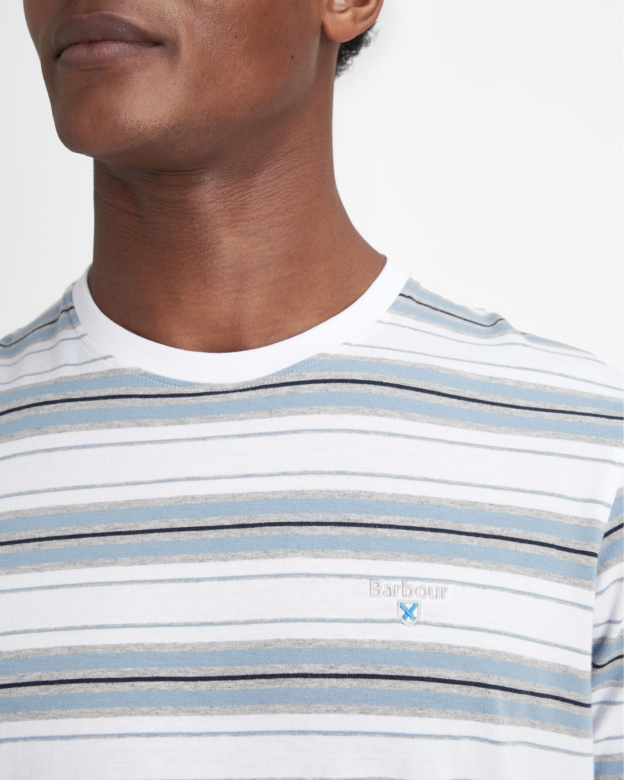 Barbour Boldron Stripe Mens T-Shirt - Image 5