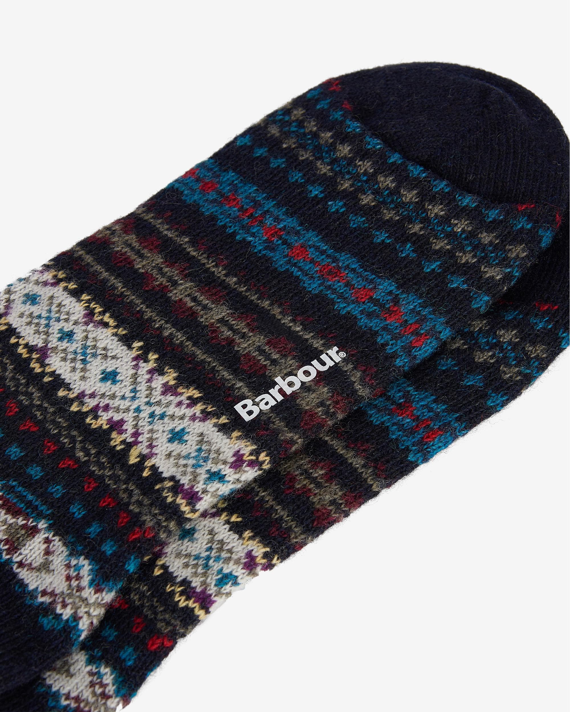 Barbour Boyd Mens Socks - Navy Mix - Image 4