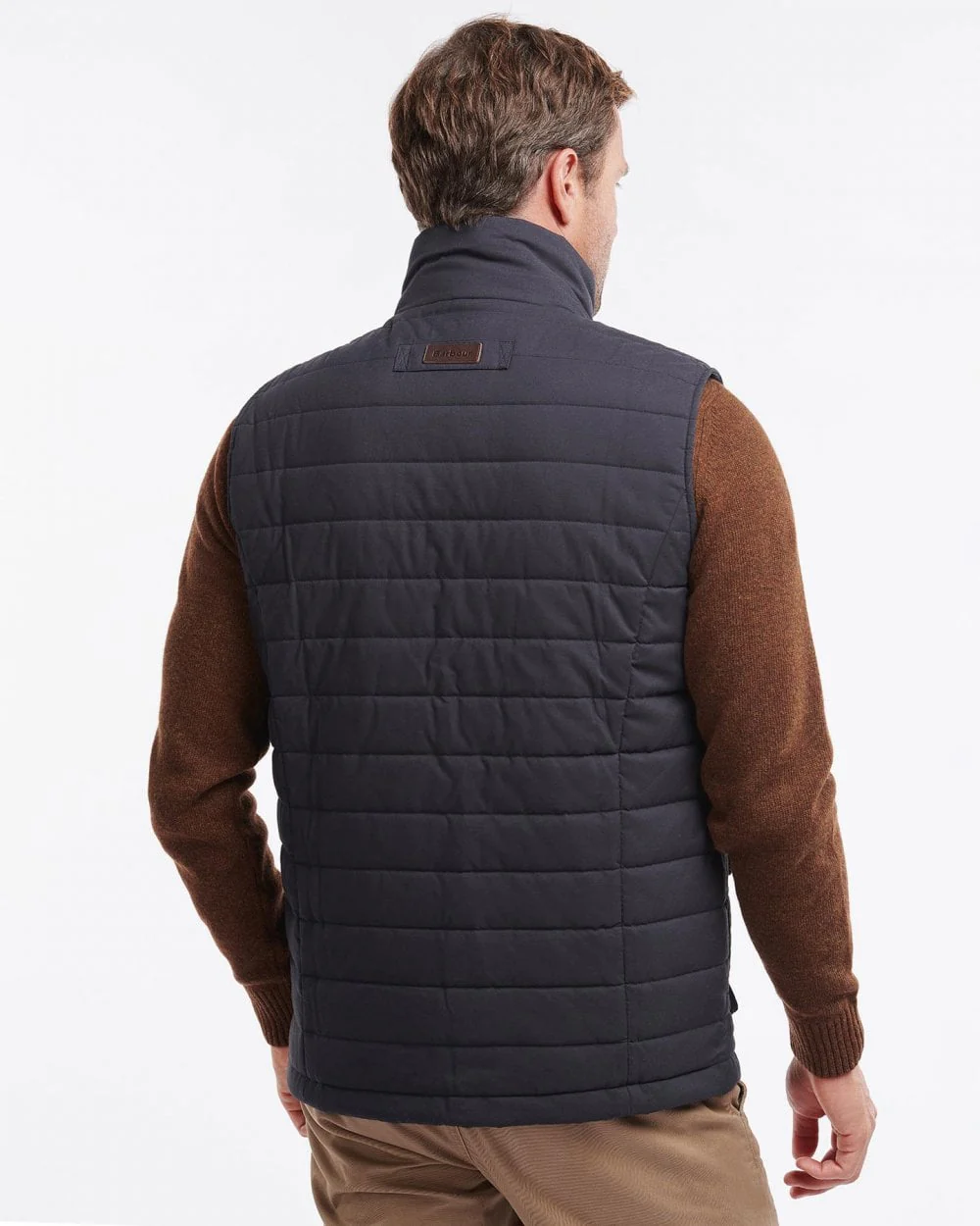Barbour Bradford Mens Padded Gilet - Navy - Image 5