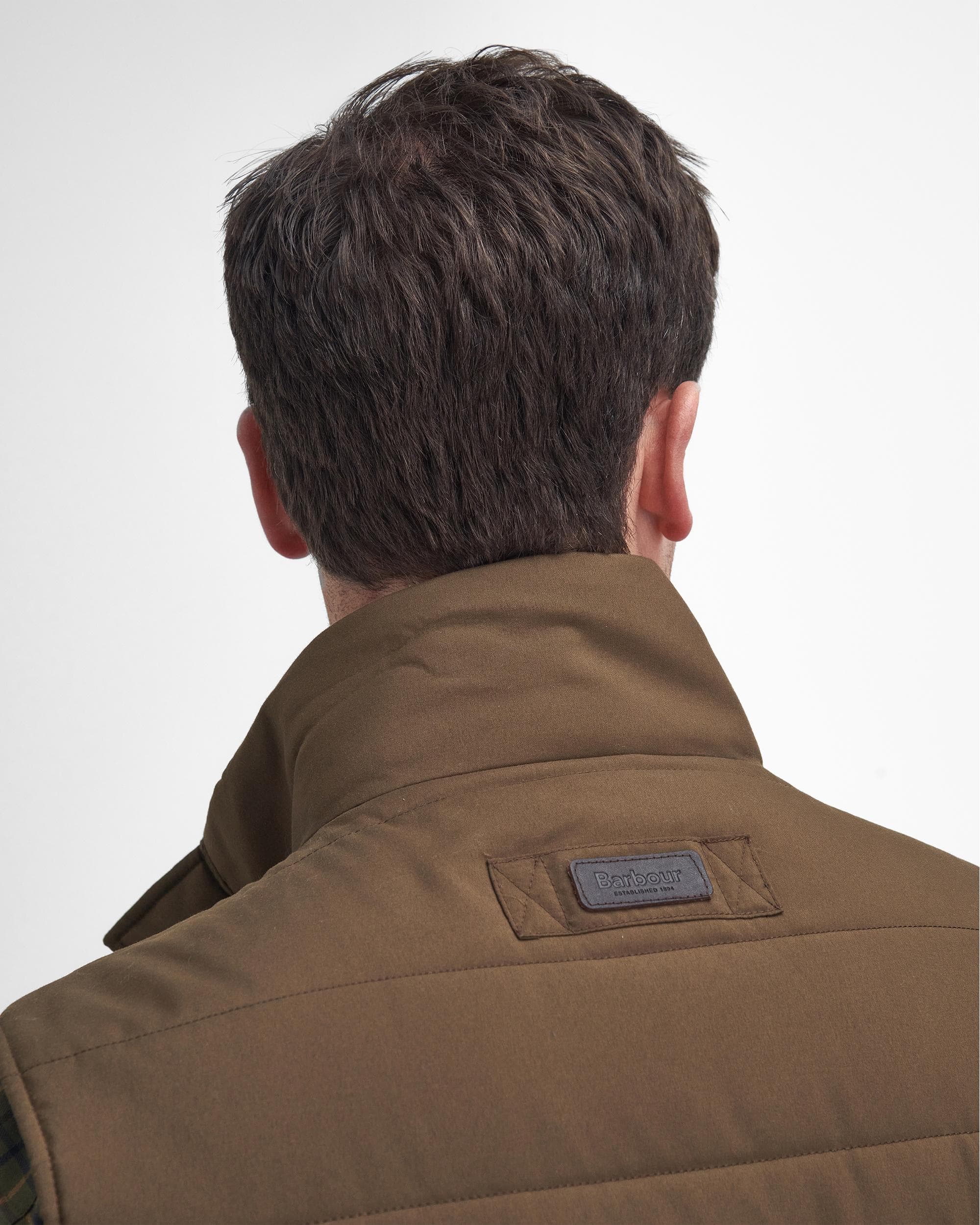 Barbour Bradford Tattersall Mens Puffer Gilet - Image 6