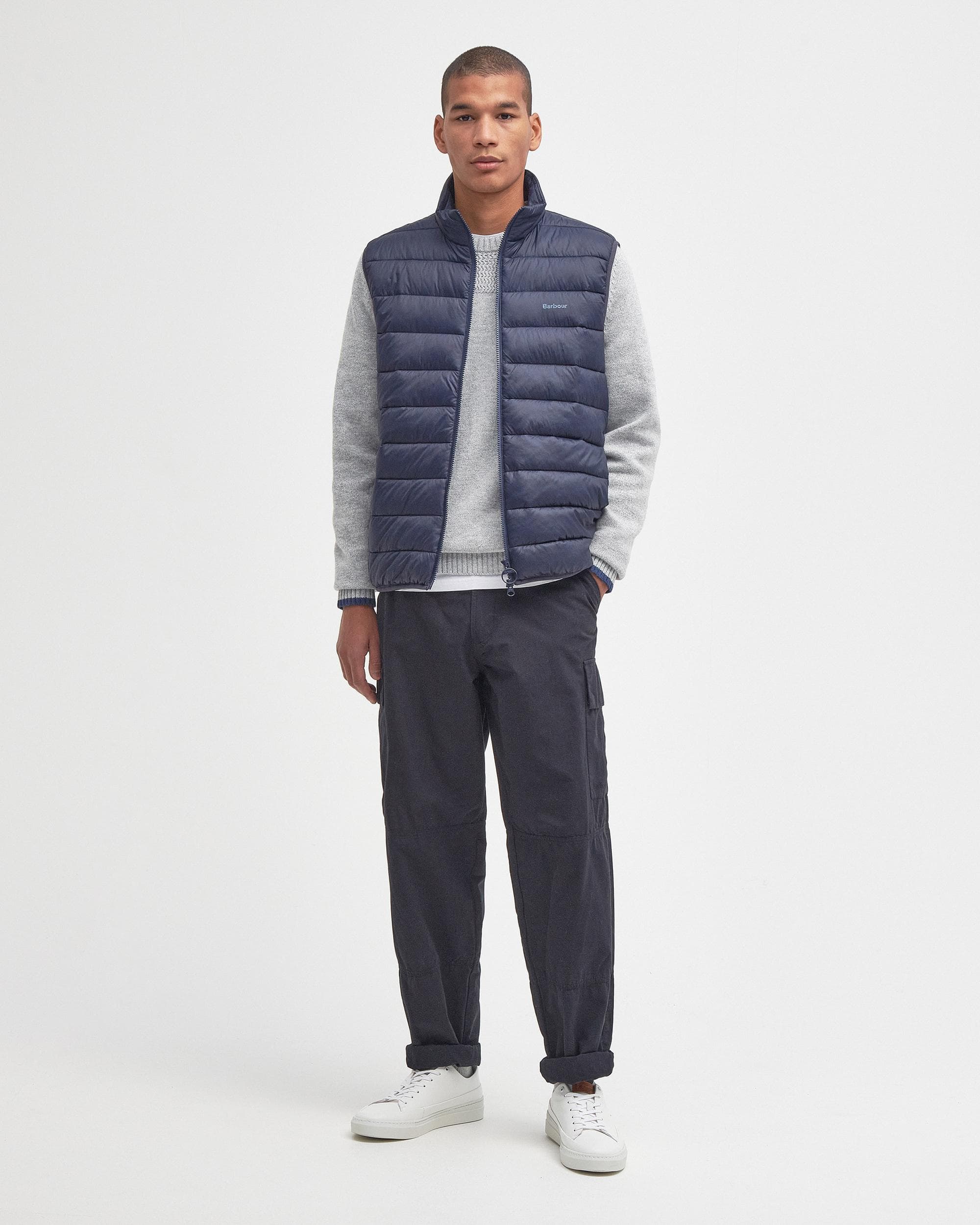 Barbour Bretby Mens Gilet - Navy - Image 3