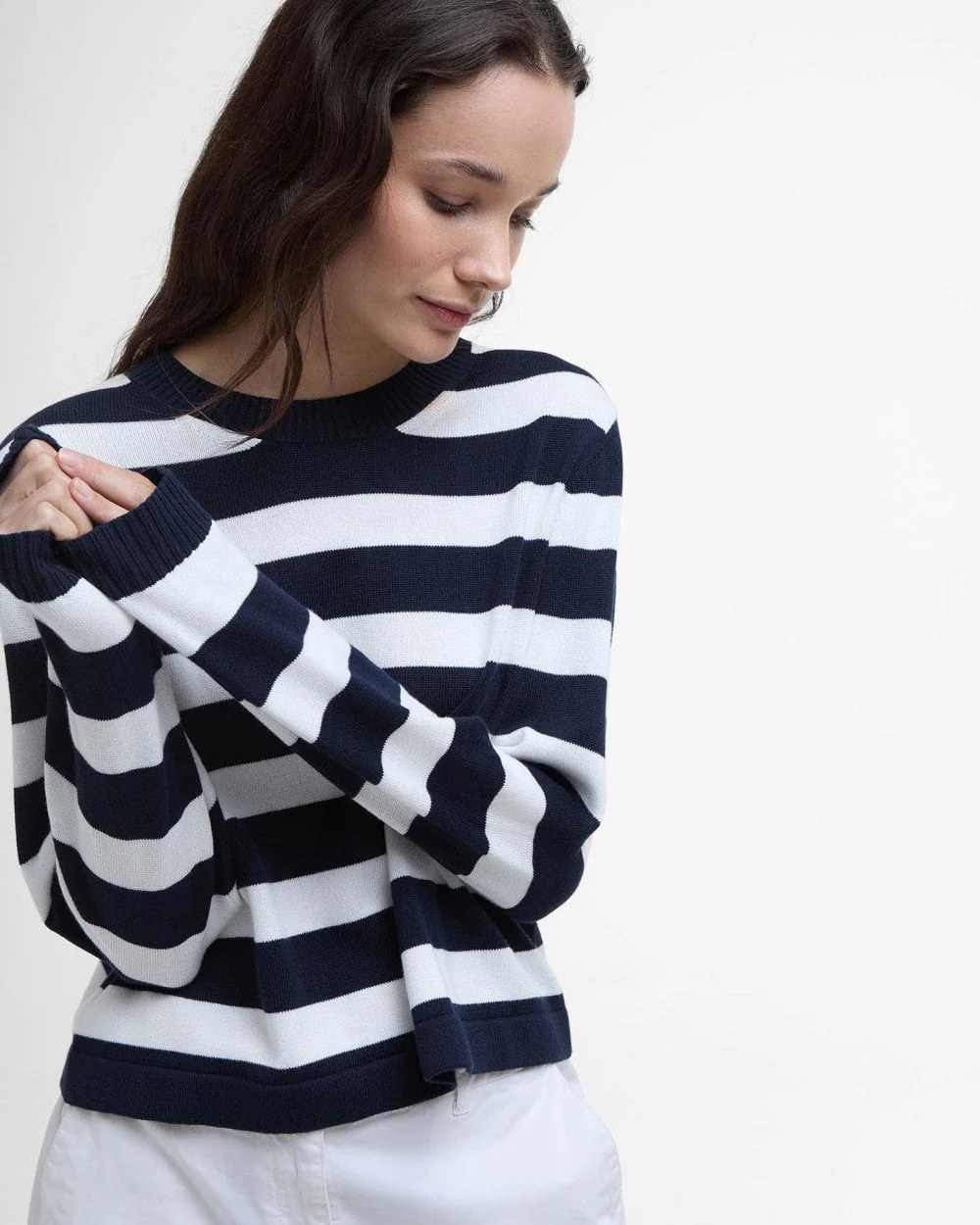 Barbour Bronya Womens Jumper - Navy - Image 3