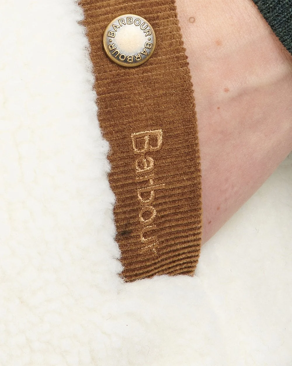 Barbour Burford Womens Fleece Gilet - Winter Pearl/Classic - Image 7