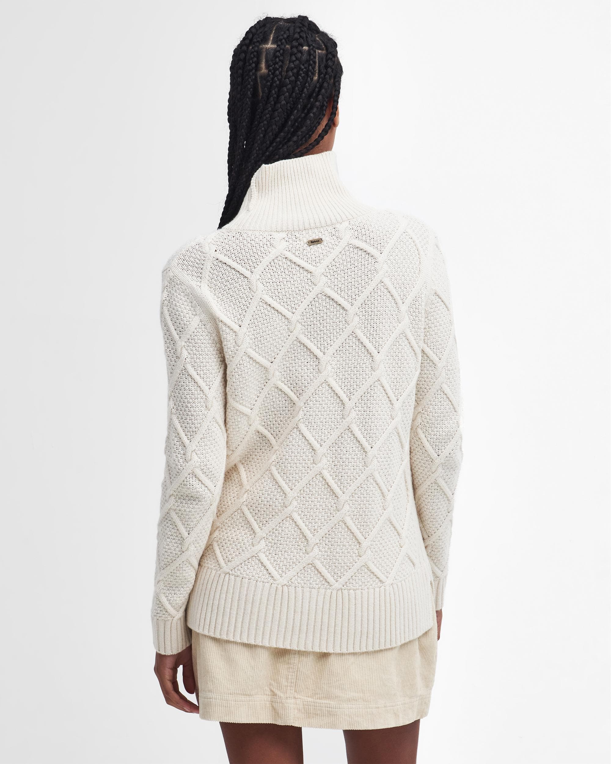 Barbour Burne Roll Neck Knitted Womens Jumper - Image 4