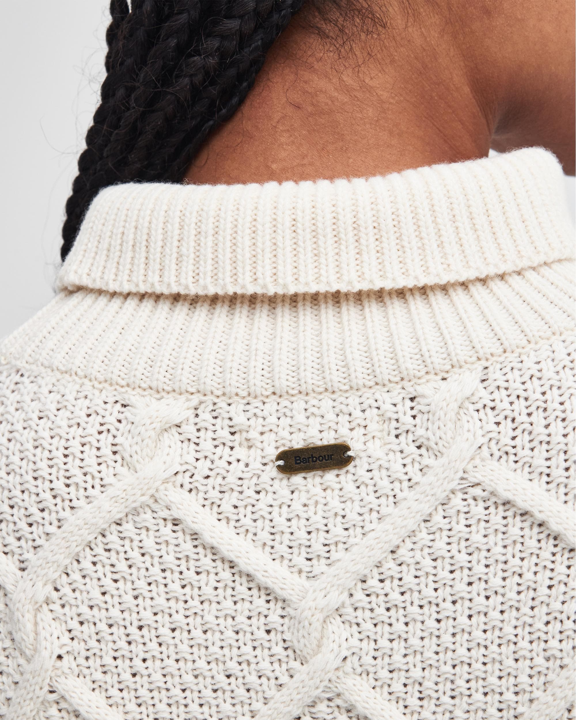 Barbour Burne Roll Neck Knitted Womens Jumper - Image 5